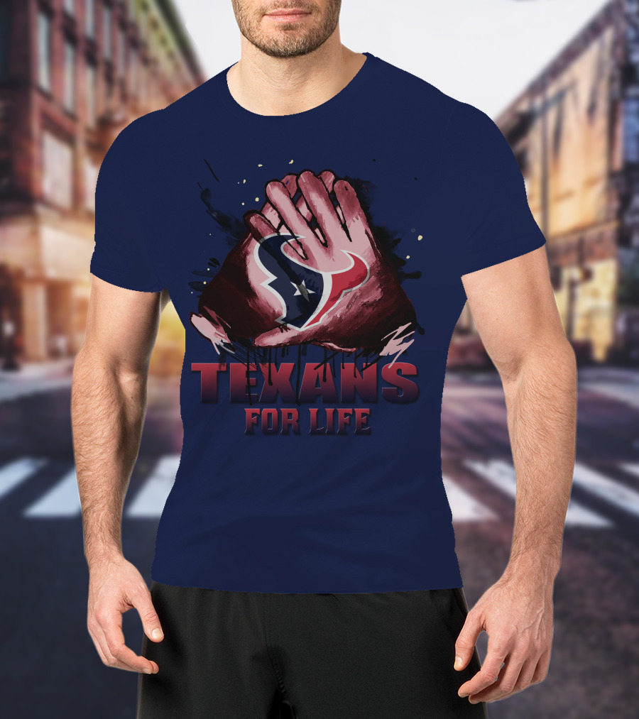 Texans For Life Houston 47 T-Shirt