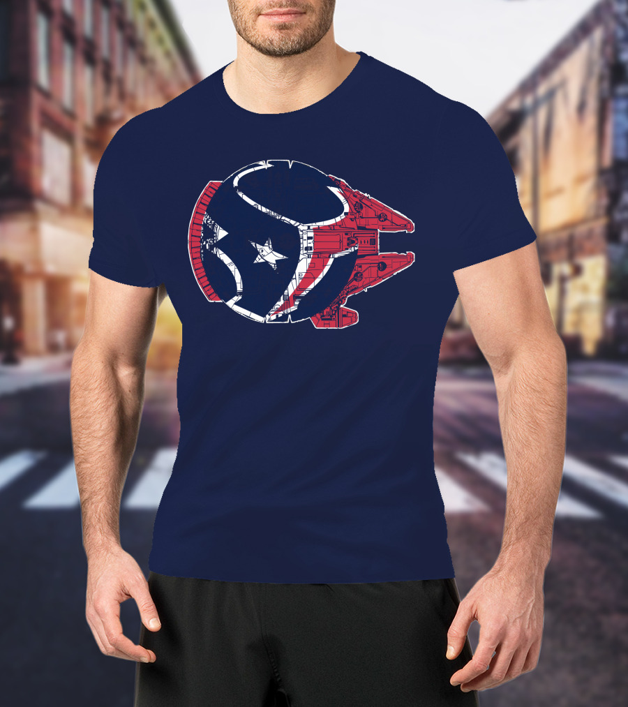 Houston Texans 76 Starship Tribute T-Shirt