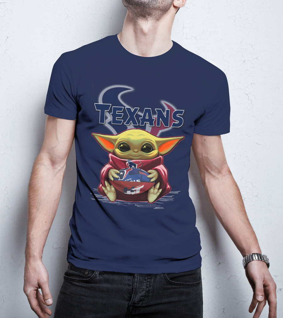 Yoda Texans Football Houston HT T-Shirt