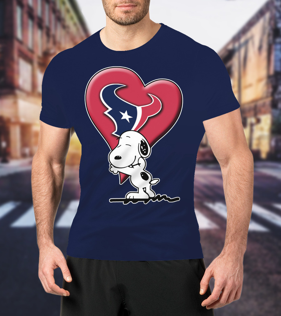 Snp Houston Texans Heart Embrace T-Shirt