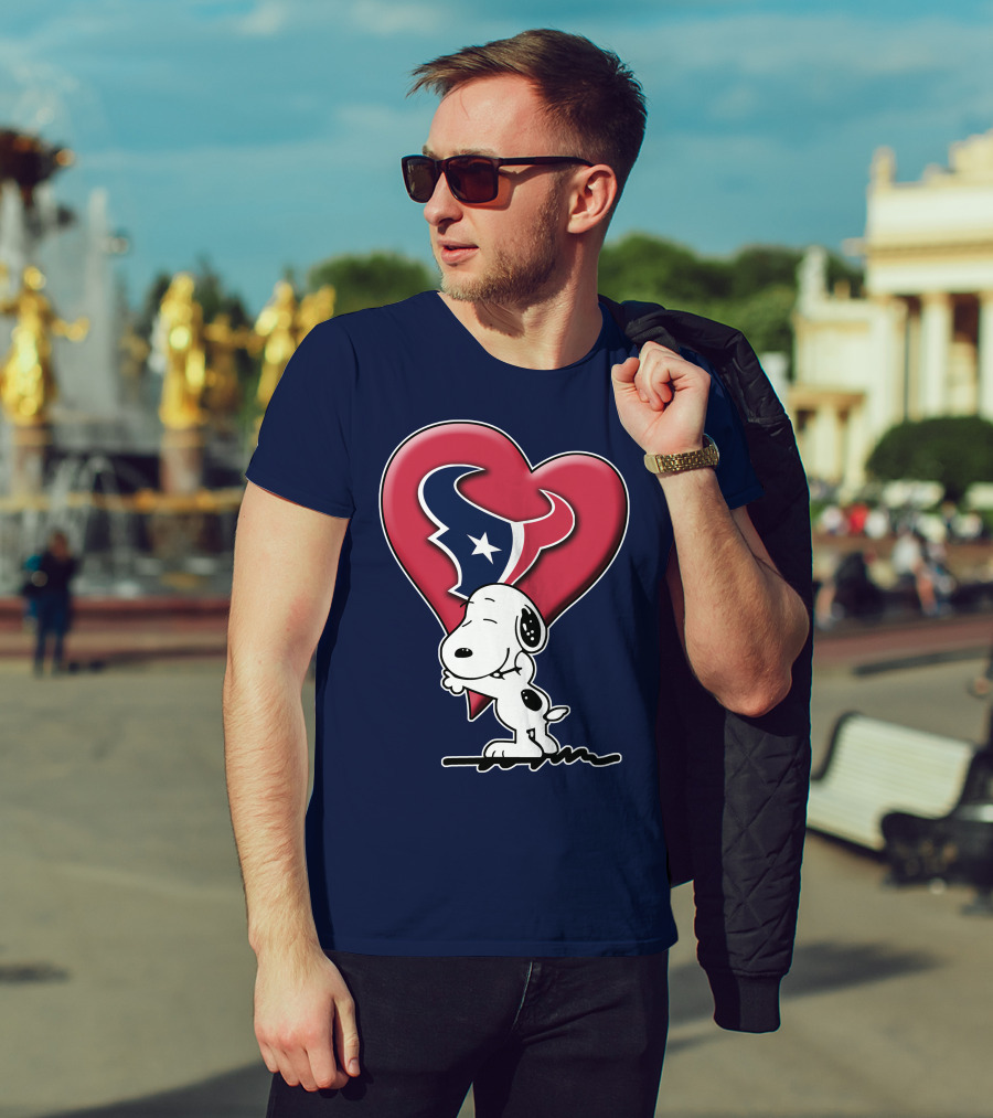 Snp Houston Texans Heart Embrace T-Shirt
