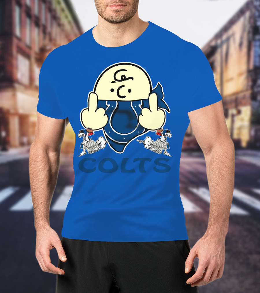 Colts Charlie Brown And Snoopy Indianapolis T-Shirt