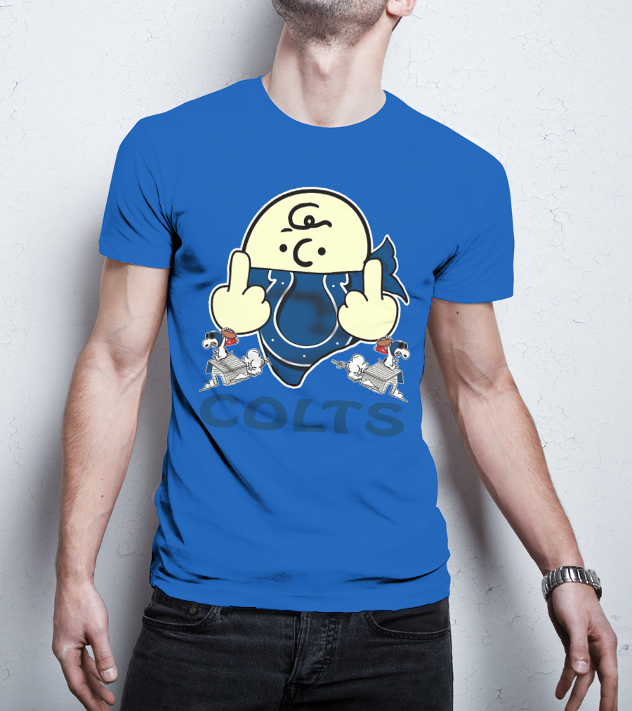 Colts Charlie Brown And Snoopy Indianapolis T-Shirt