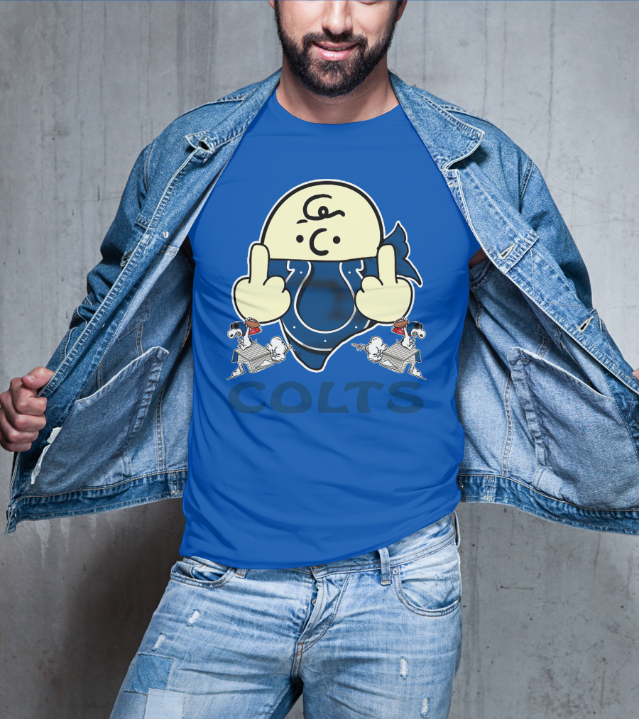 Colts Charlie Brown And Snoopy Indianapolis T-Shirt