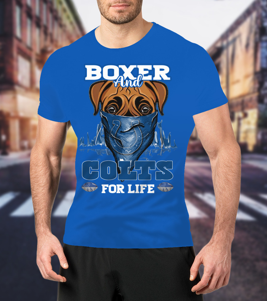 Boxer And Colts For Life T-Shirt