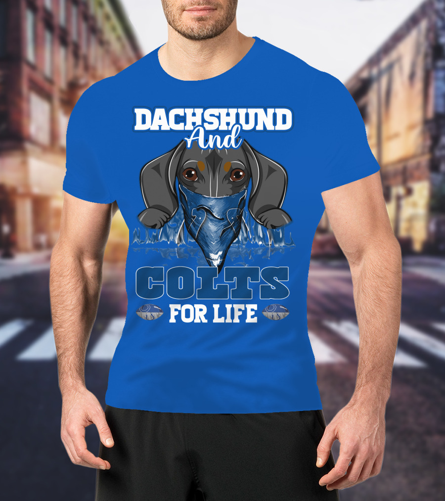 Dachshund And Colts For Life T-Shirt