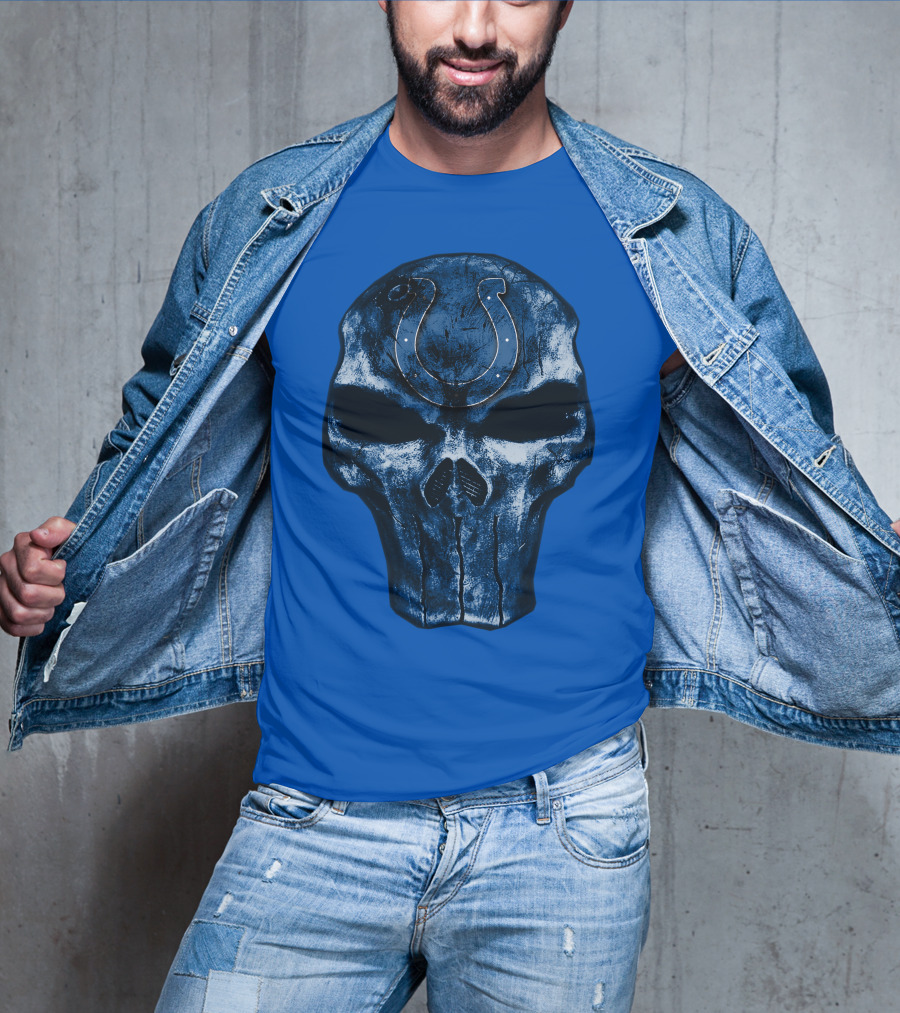 Skull Indianapolis Colts T-Shirt
