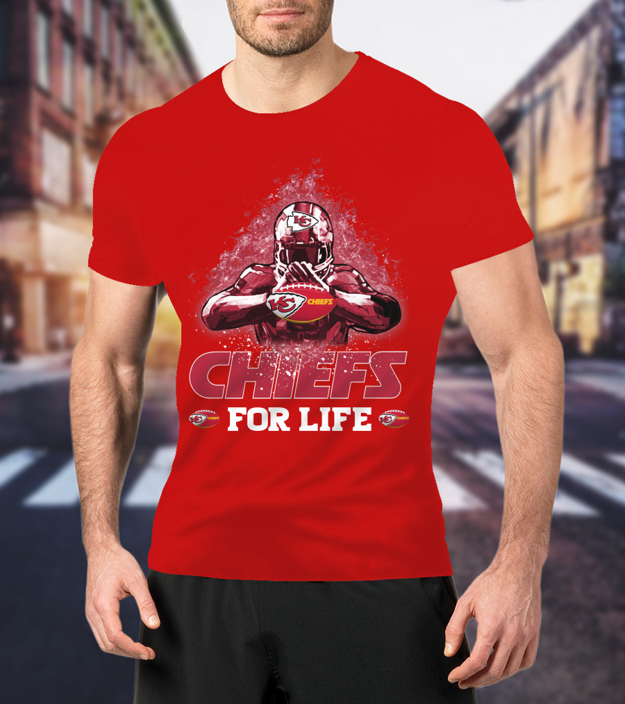 Chiefs For Life Kansas City Chiefs T-Shirt