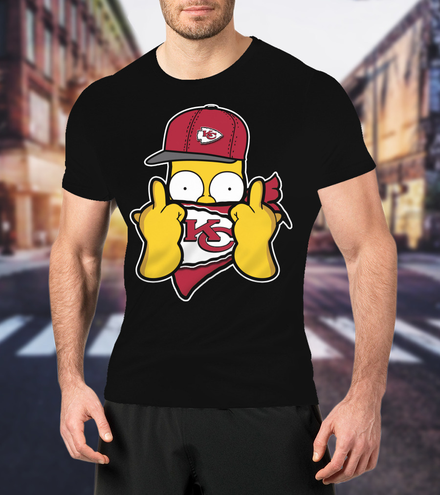 Kansas City Chiefs Homer Simpson T-Shirt