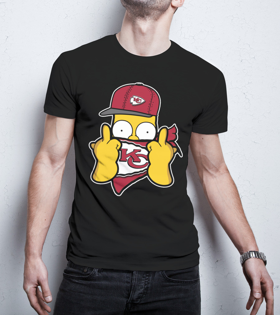 Kansas City Chiefs Homer Simpson T-Shirt