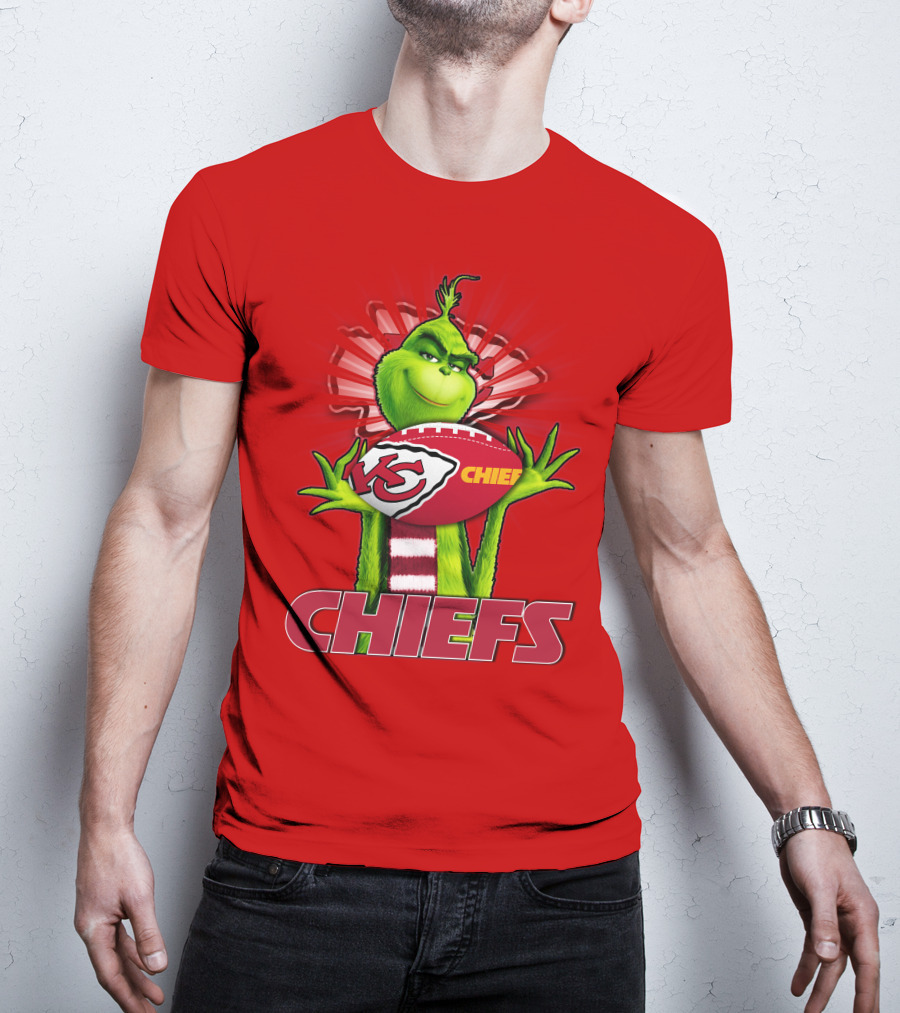 Grinch Chiefs Football KC T-Shirt