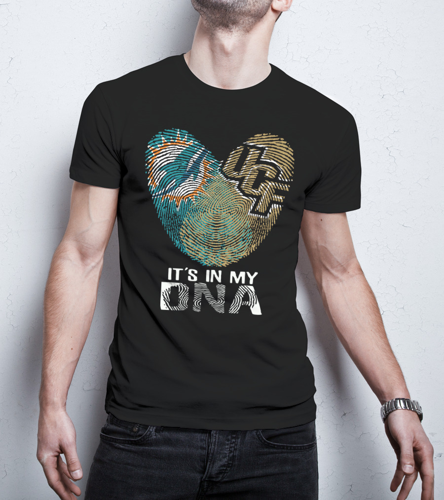 Miami Dolphins Ucf It's In My Dna T-Shirt