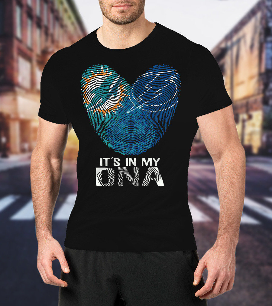 It's In My Dna Miami Dolphins T-Shirt
