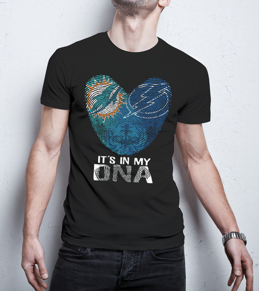 It's In My Dna Miami Dolphins T-Shirt