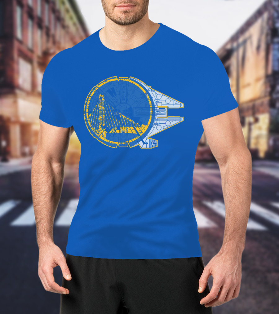 Golden State Warriors Millennium Falcon T-Shirt