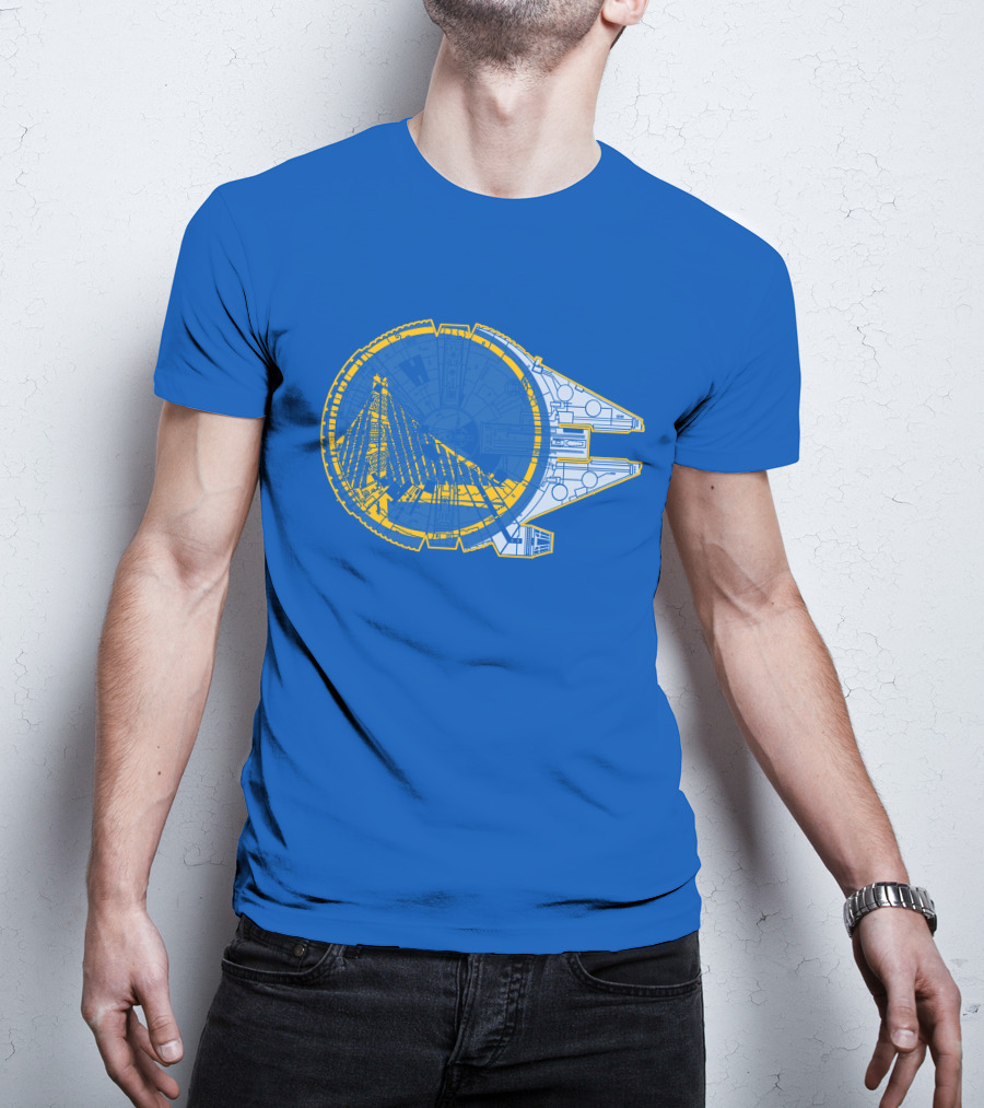 Golden State Warriors Millennium Falcon T-Shirt