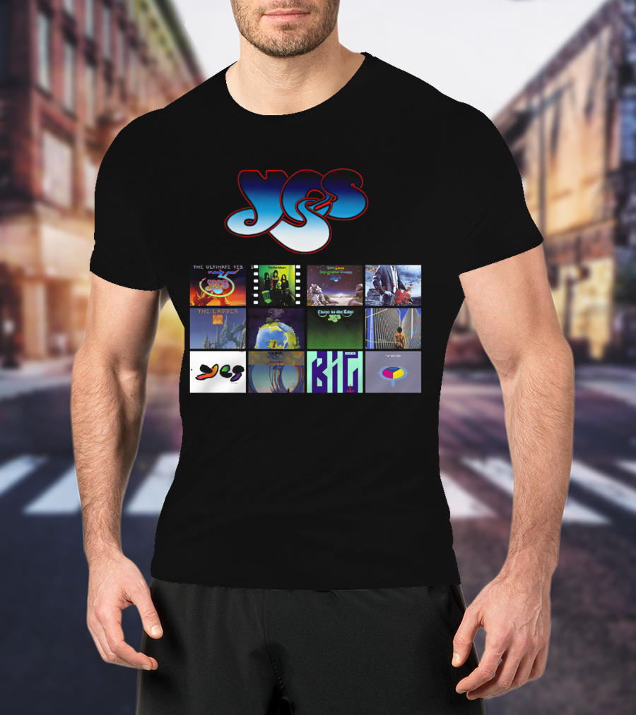 Yes Band Album Collection Highlights Classic Covers And Iconic T-Shirt