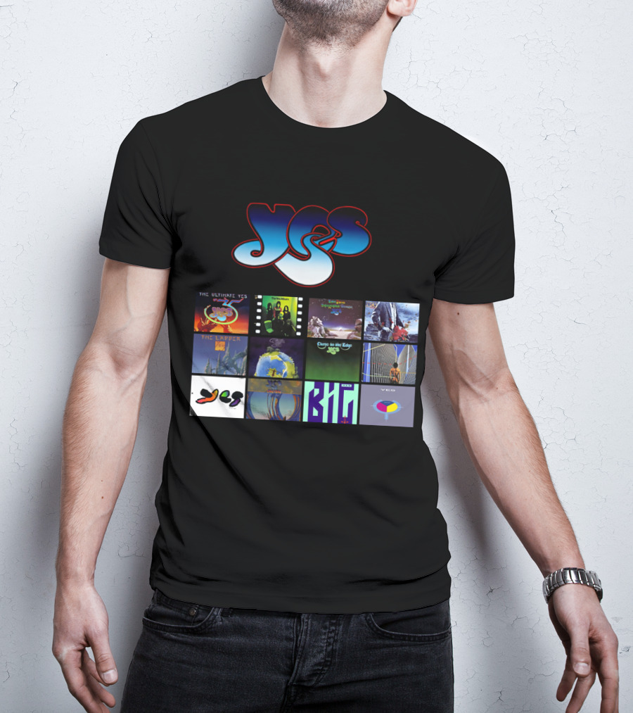 Yes Band Album Collection Highlights Classic Covers And Iconic T-Shirt