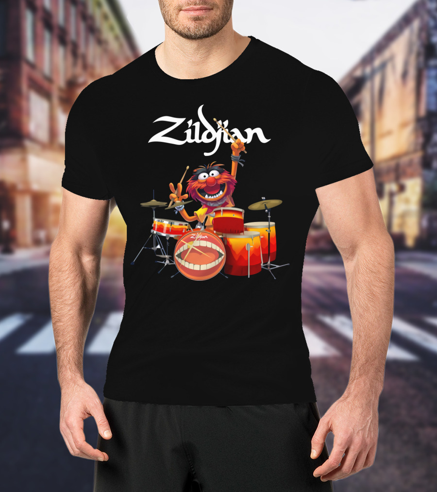 Zildjian Muppets Animal Drumming Enthusiast T-Shirt