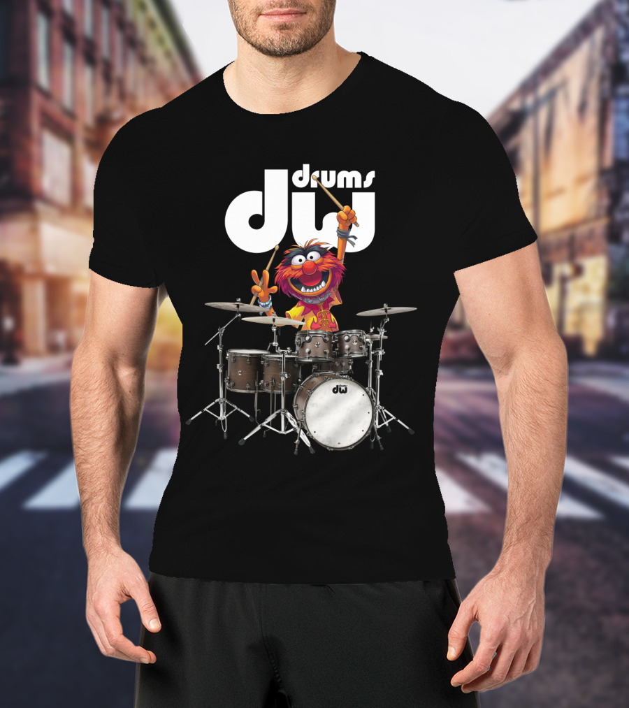 The Muppets Animal DW Drums T-Shirt