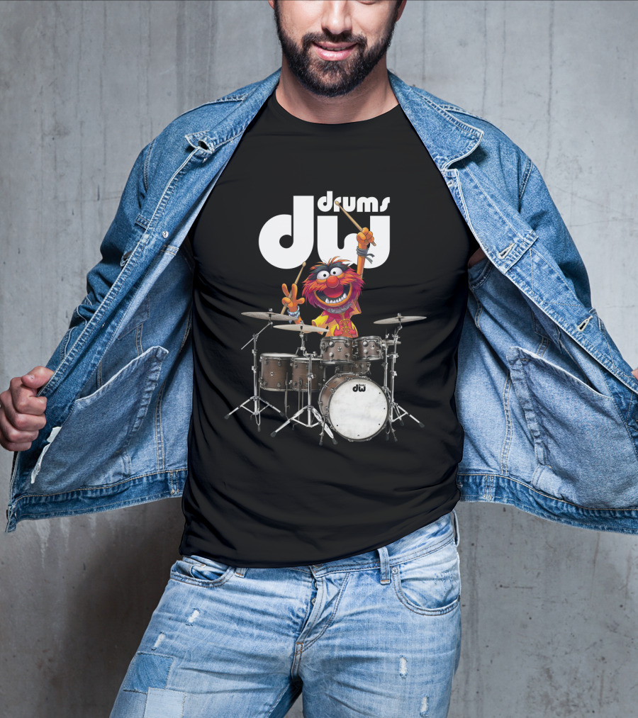 The Muppets Animal DW Drums T-Shirt