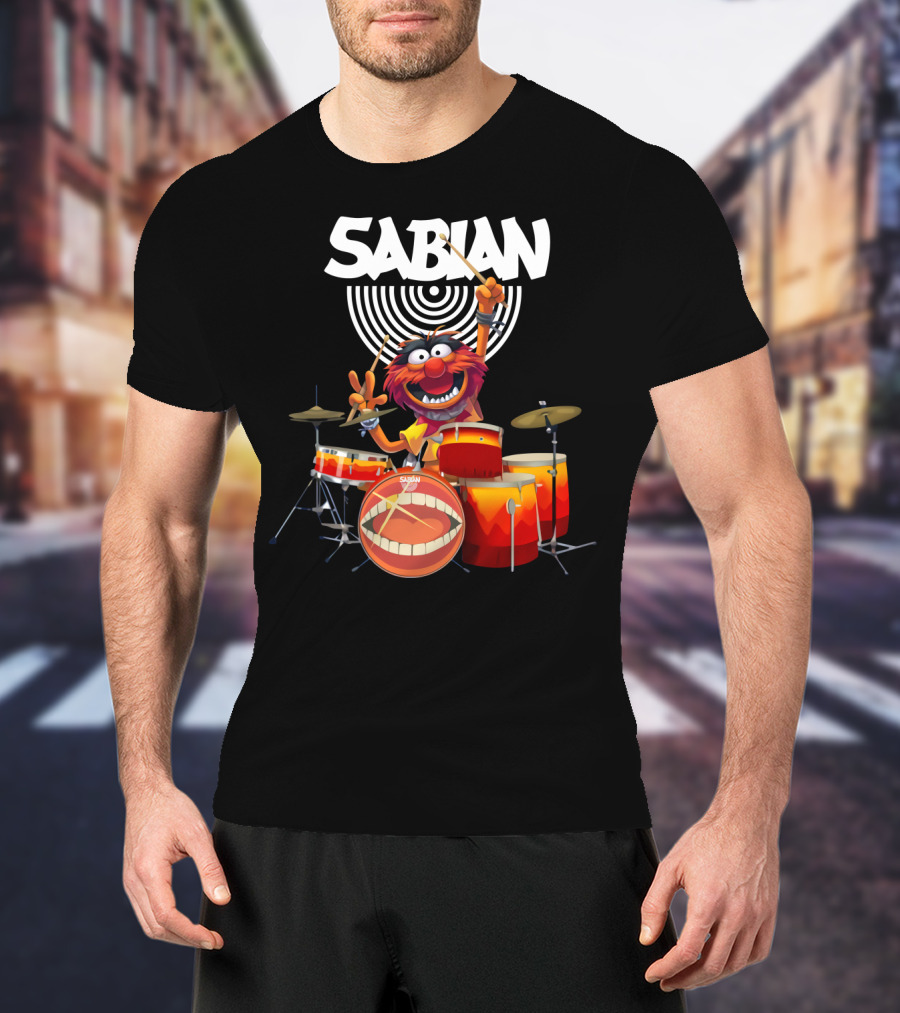 The Muppets Animal Sabian Drums T-Shirt