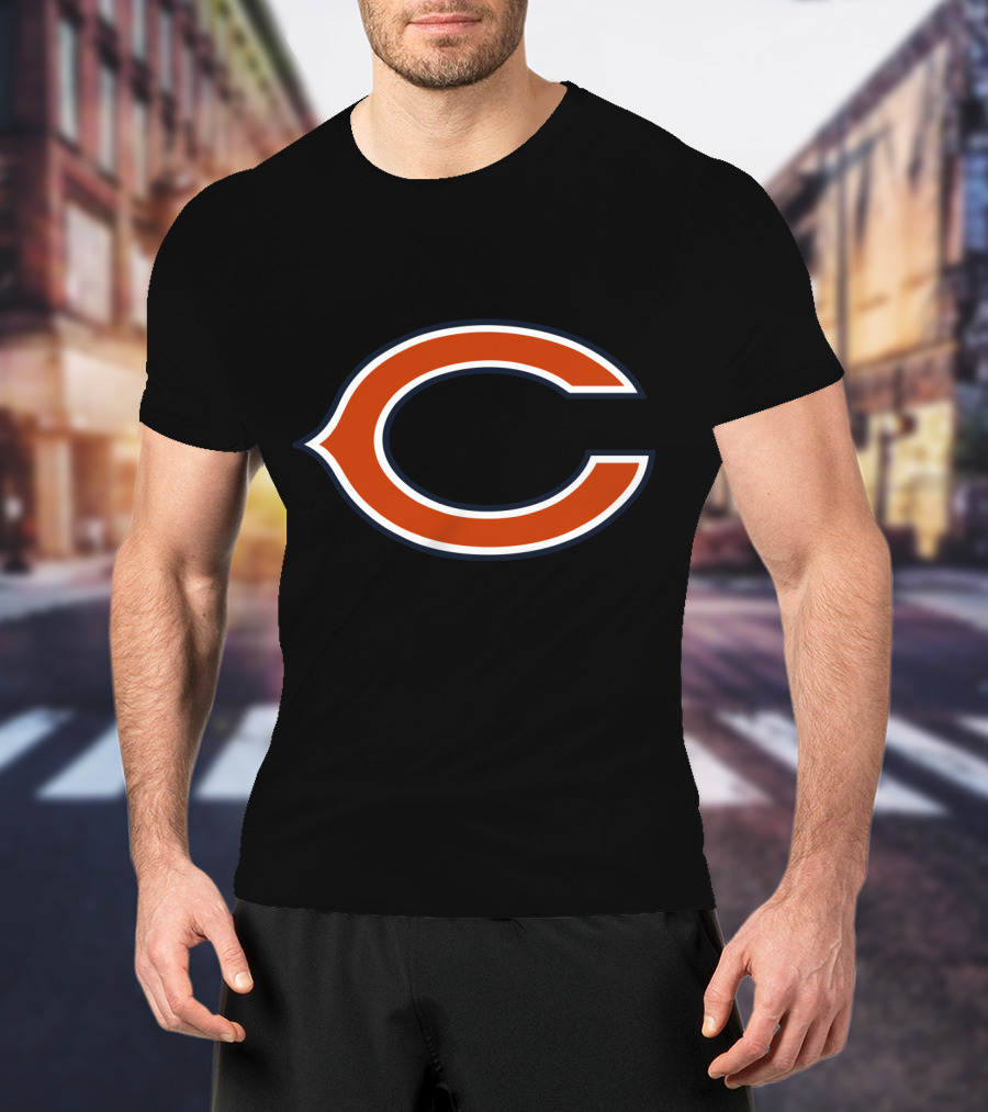 Chicago Bears Iconic Orange C T-Shirt