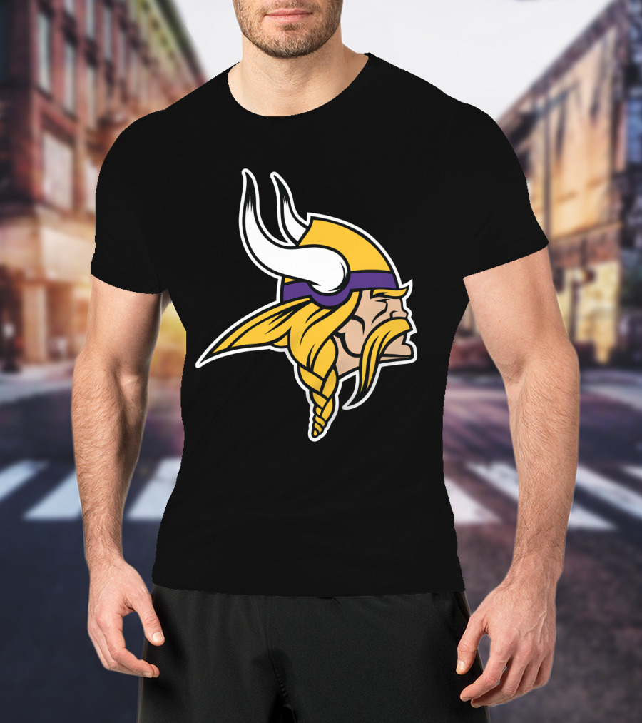 Minnesota Vikings Viking Head T-Shirt