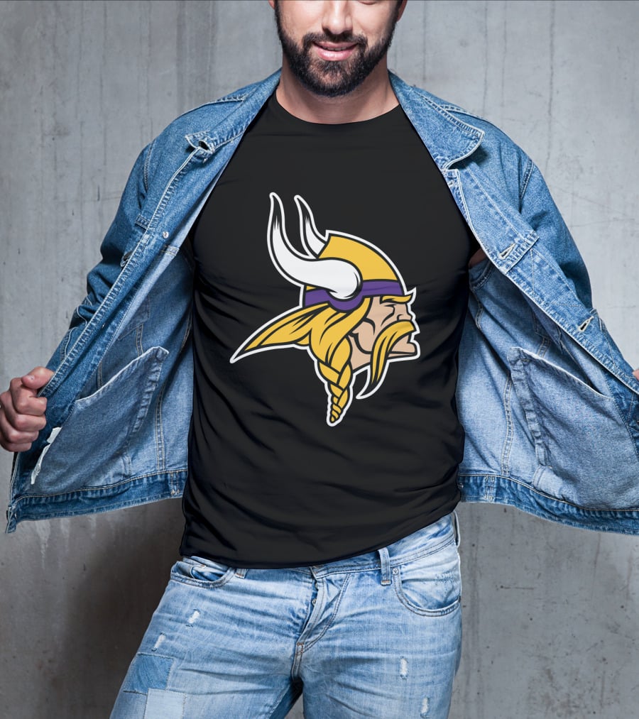 Minnesota Vikings Viking Head T-Shirt