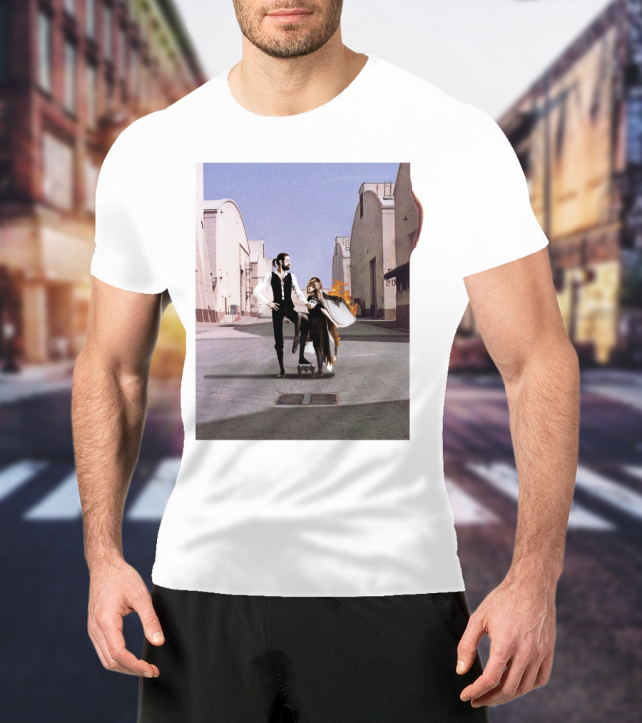 Rumours Wish You Were Here Pink Floyd Fleetwood Mac Vintage Fusion T-Shirt