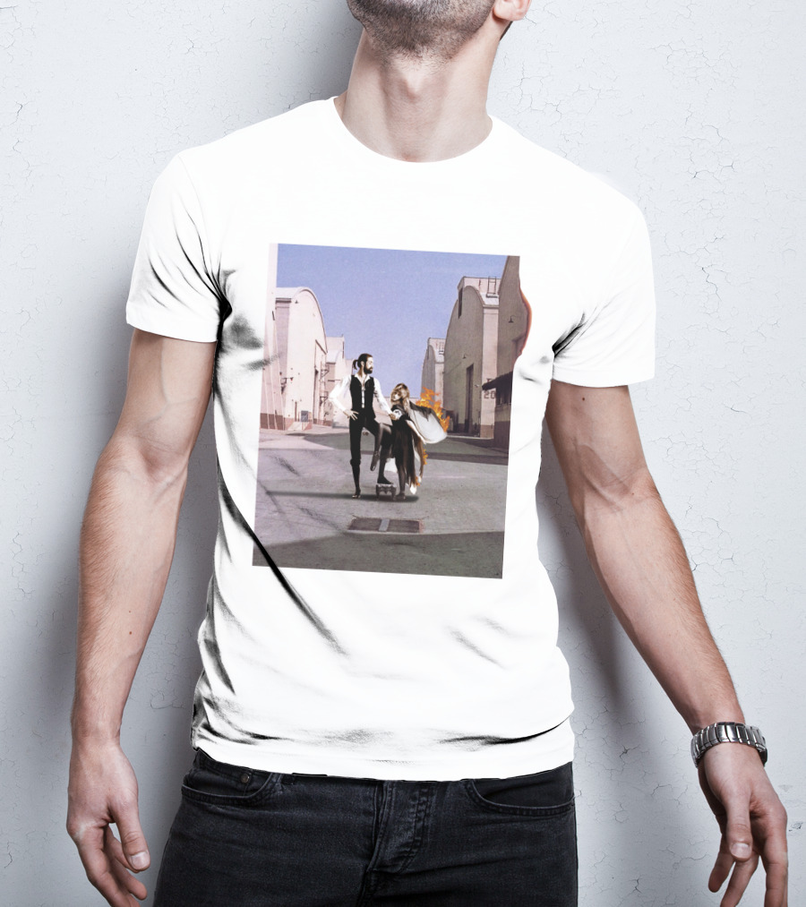 Rumours Wish You Were Here Pink Floyd Fleetwood Mac Vintage Fusion T-Shirt