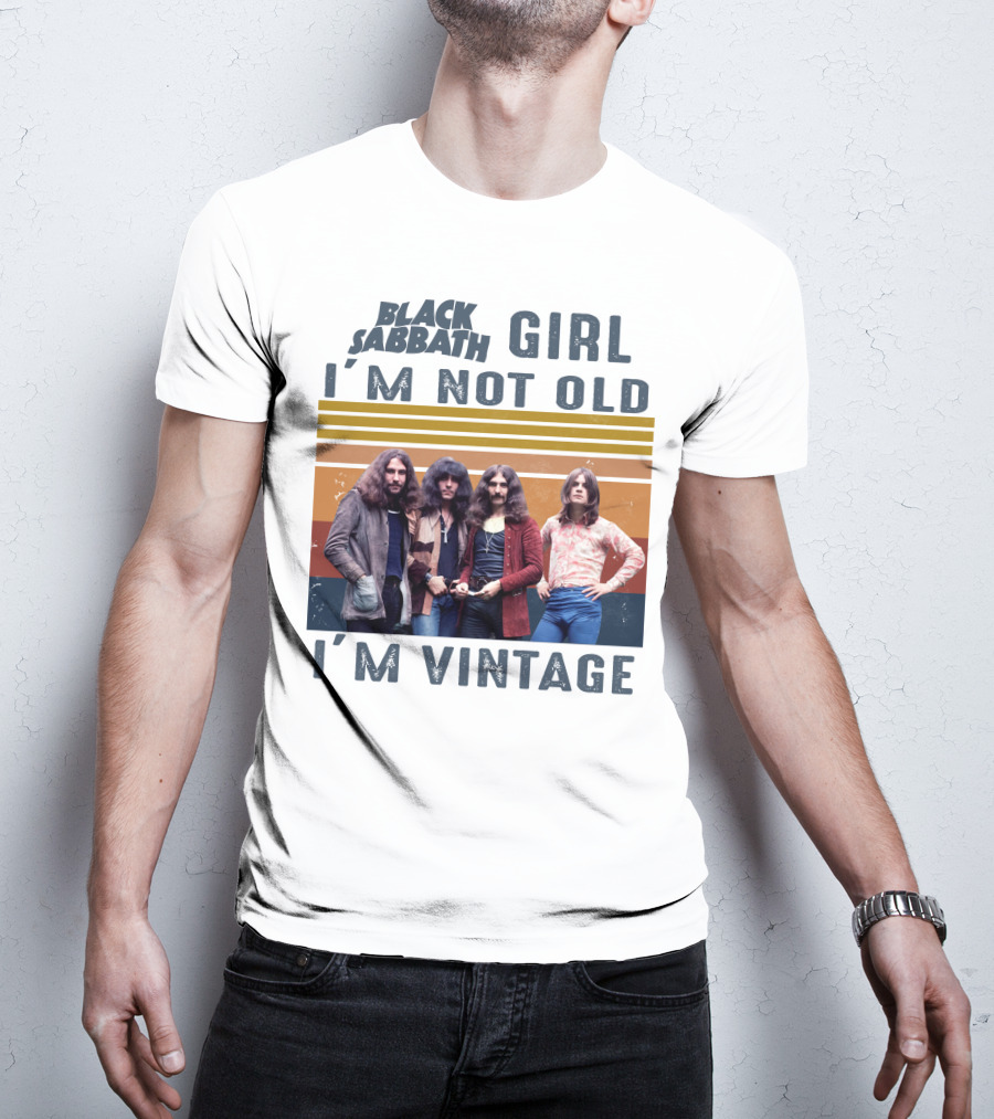 Black Sabbath Girl I'm Not Old I'm Vintage T-Shirt
