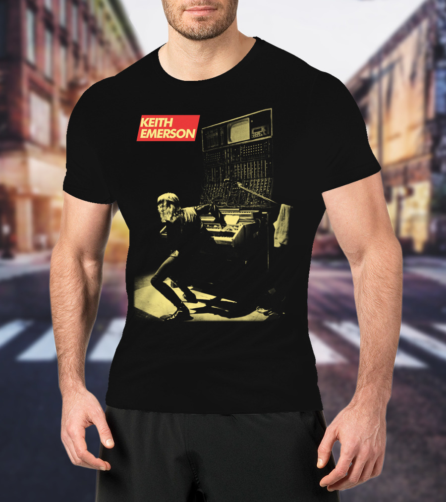 Keith Emerson Vintage Synthesizer Performance T-Shirt
