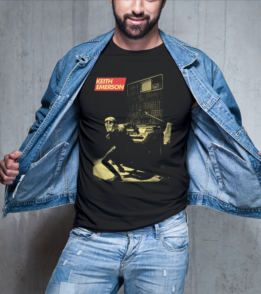 Keith Emerson Vintage Synthesizer Performance T-Shirt