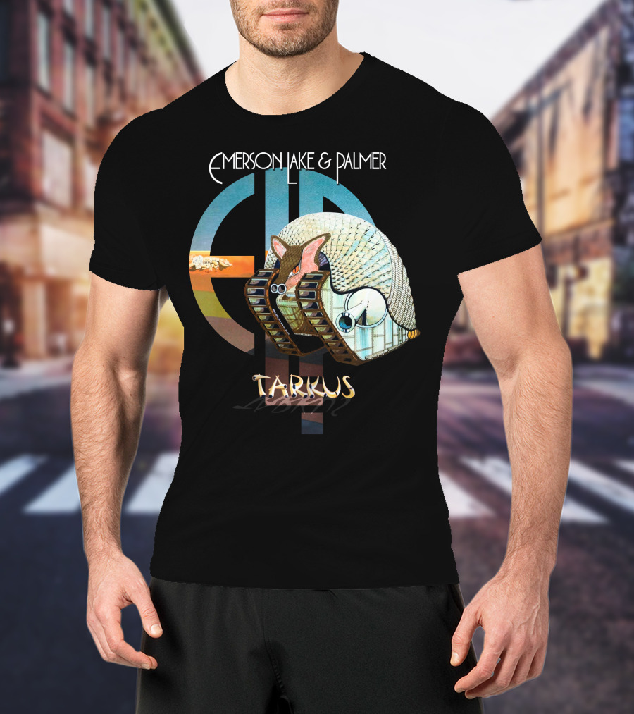 Emerson Lake And Palmer Tarkus Armadillo Tank T-Shirt