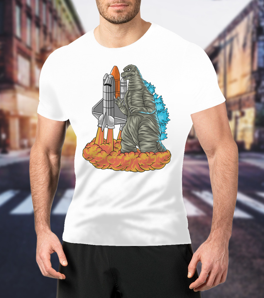 Rudal Zilla Rocket Monster Fusion T-Shirt