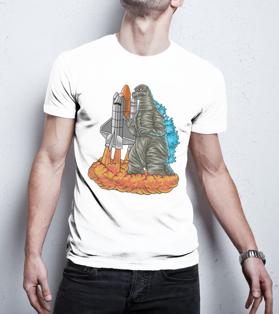 Rudal Zilla Rocket Monster Fusion T-Shirt