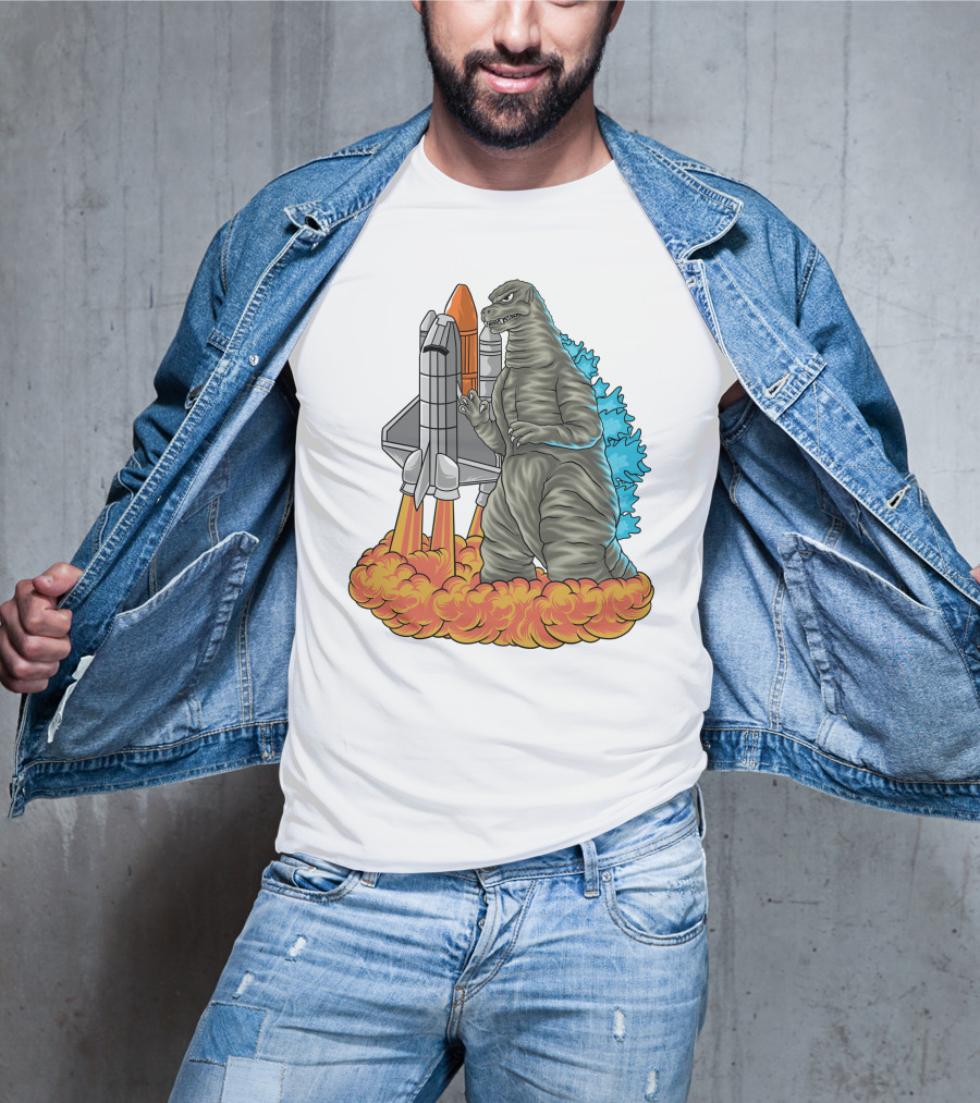 Rudal Zilla Rocket Monster Fusion T-Shirt