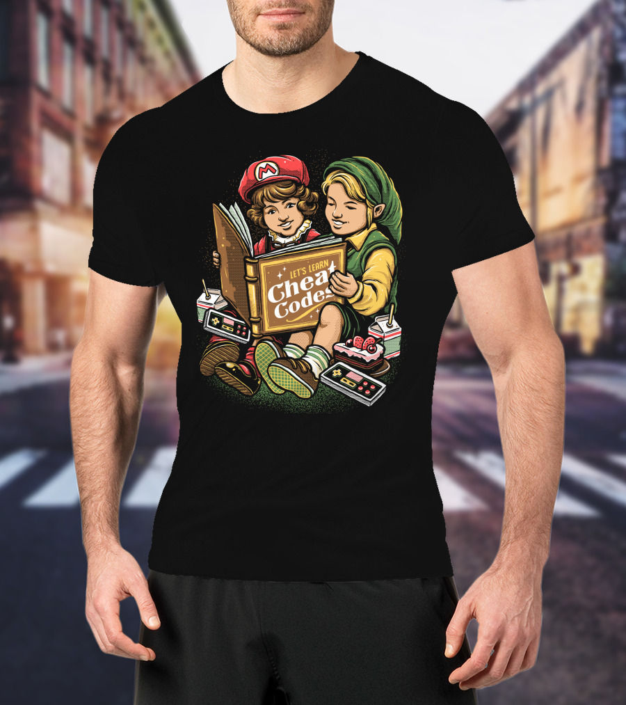 Let's Learn Cheat Codes With Classic Gaming Duo T-Shirt