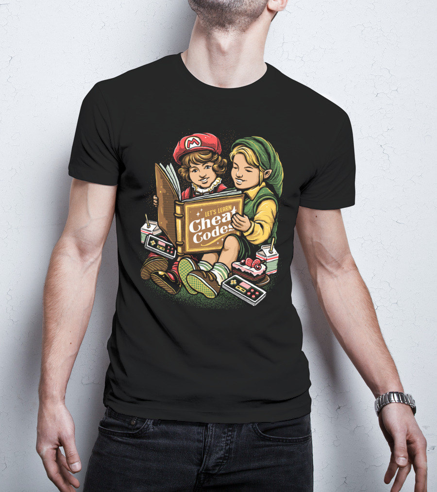 Let's Learn Cheat Codes With Classic Gaming Duo T-Shirt