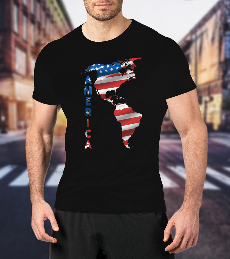United States Of America Map T-Shirt