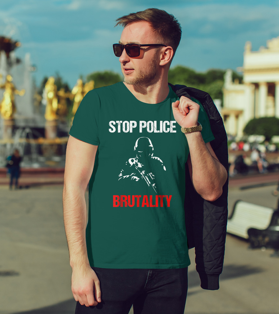 STOP POLICE BRUTALITY Violence Cop T-Shirt