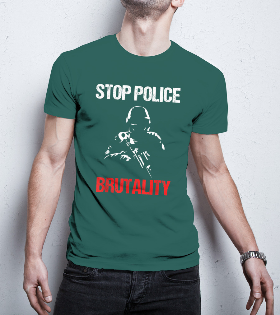 STOP POLICE BRUTALITY Violence Cop T-Shirt