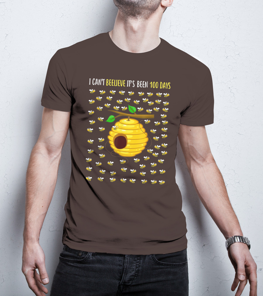 Bee Hive Can't Beelieve It's Been 100 Days T-Shirt