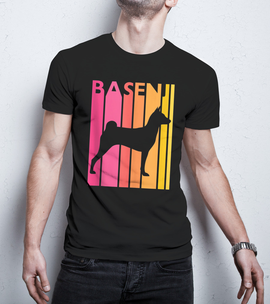 Basenji Retro Love Vintage T-Shirt