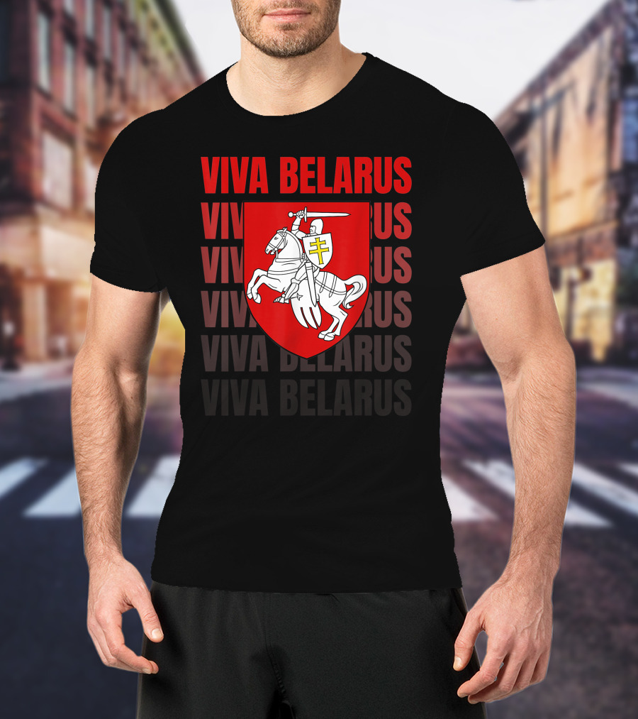 Viva Belarus Pogonya Emblem Flag T-Shirt