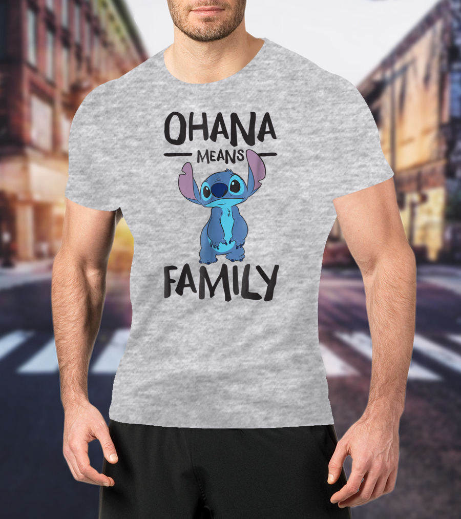Ohana Means Family Stitch Disney T-Shirt