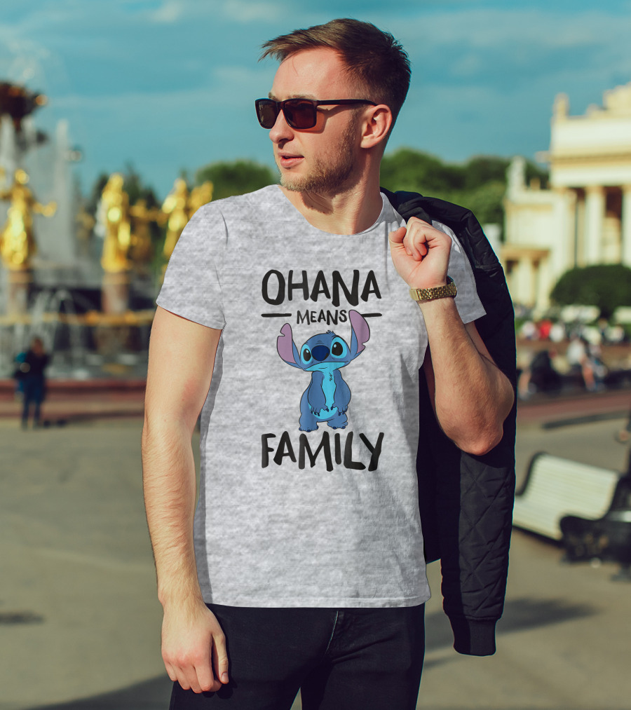 Ohana Means Family Stitch Disney T-Shirt