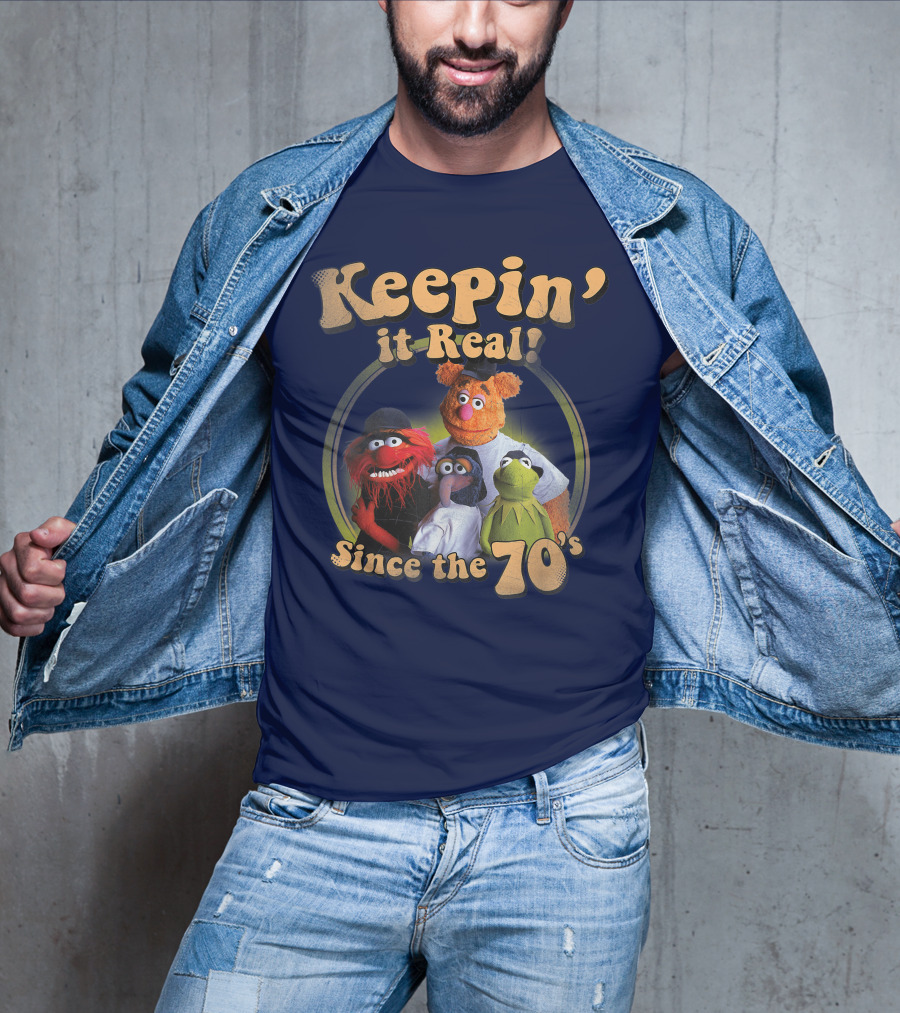 Keepin It Real Muppets Since The 70s Funny Cartoon T-Shirt