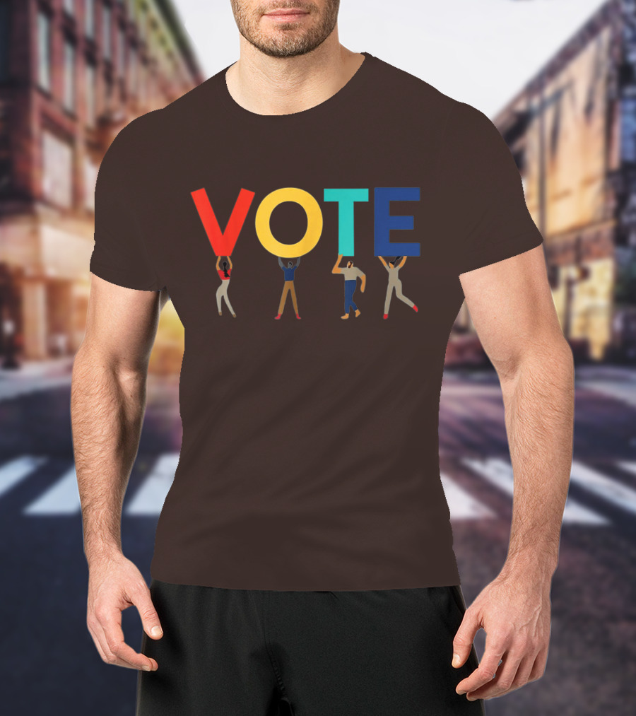 VOTE Patriotic United Colors Representation T-Shirt